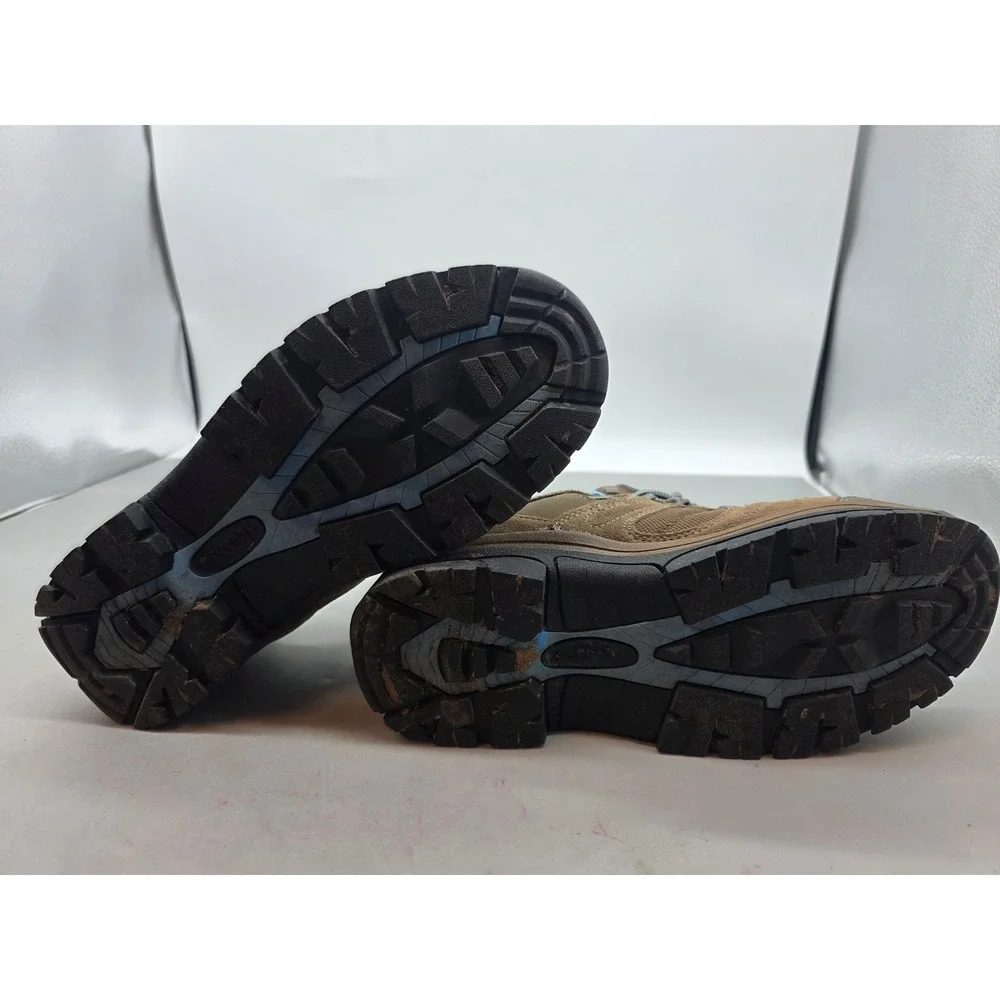 Nevados Waterproof Hiking Shoes Brown Blue Leather V4161WJL Mens‎ 8.5M